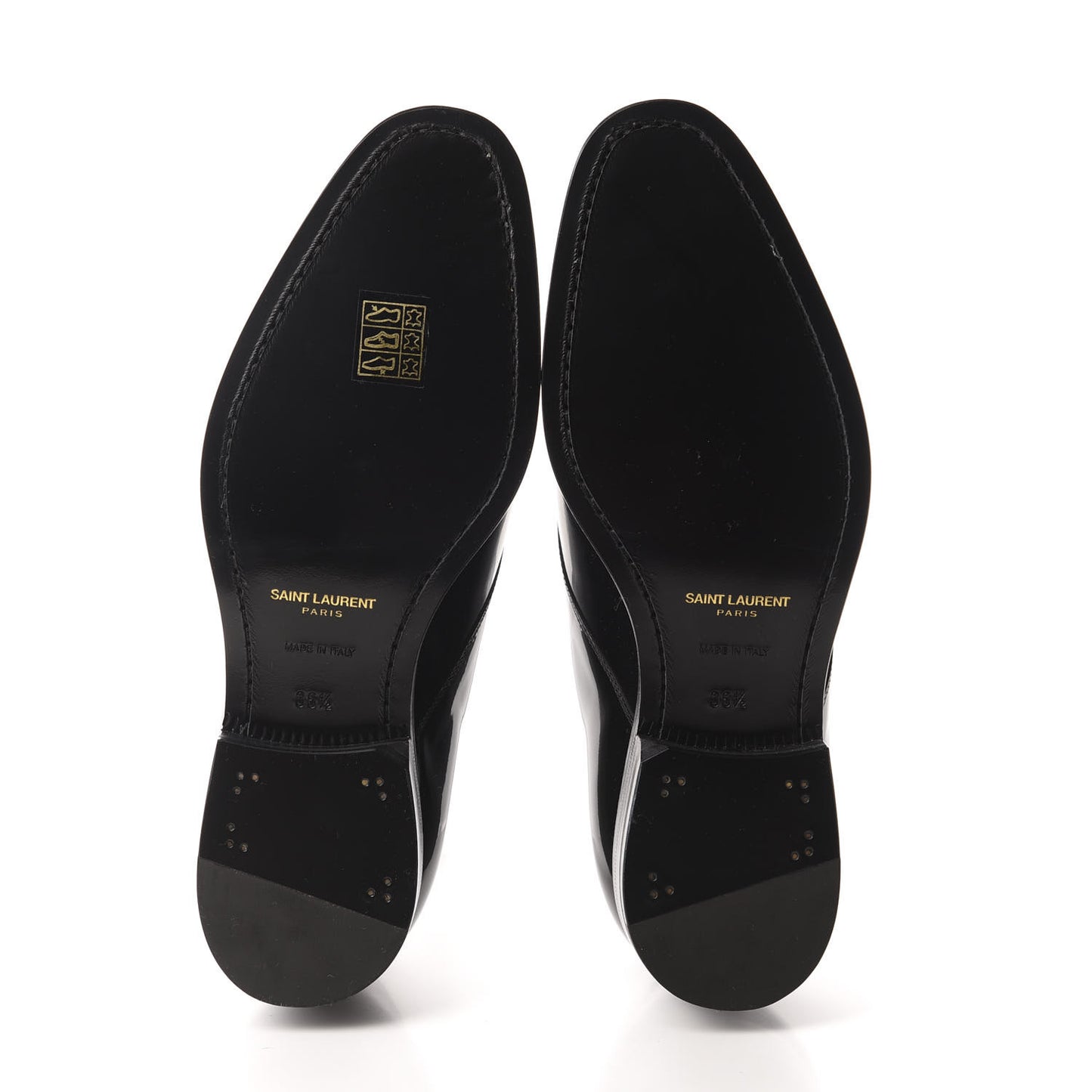 Patent Calfskin Montaigne 25 Uniform 36.5 Black