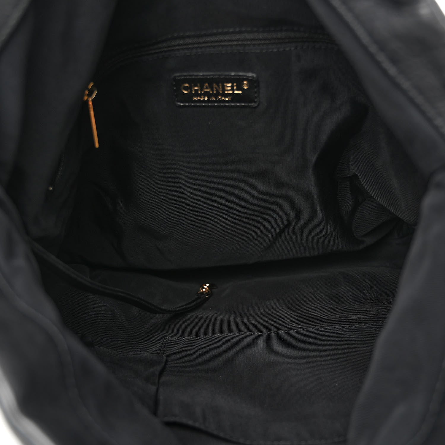 Chanel Calfskin Quilted Large Chain Me Hobo Black 6 of 11