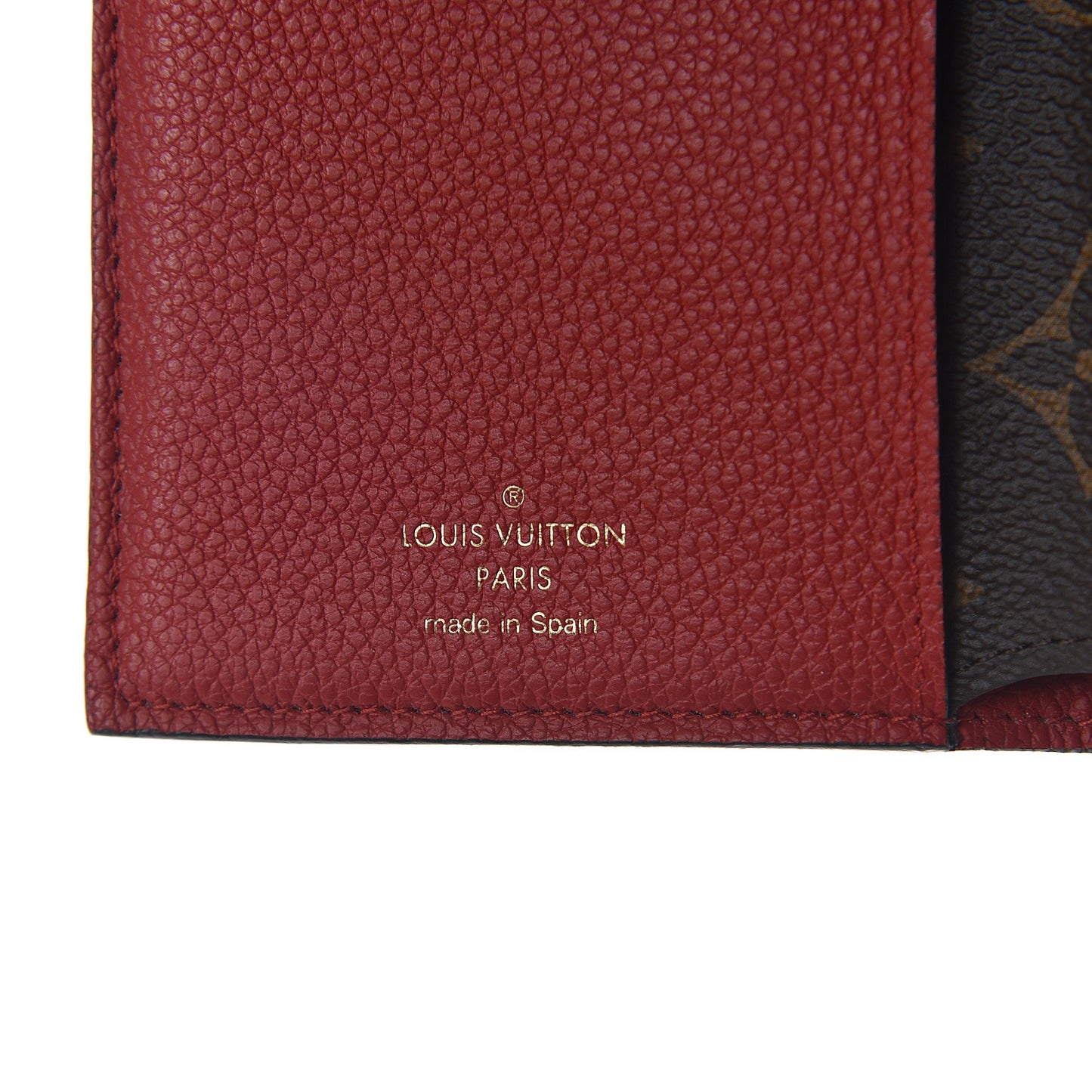 Monogram Pallas Compact Wallet Cherry