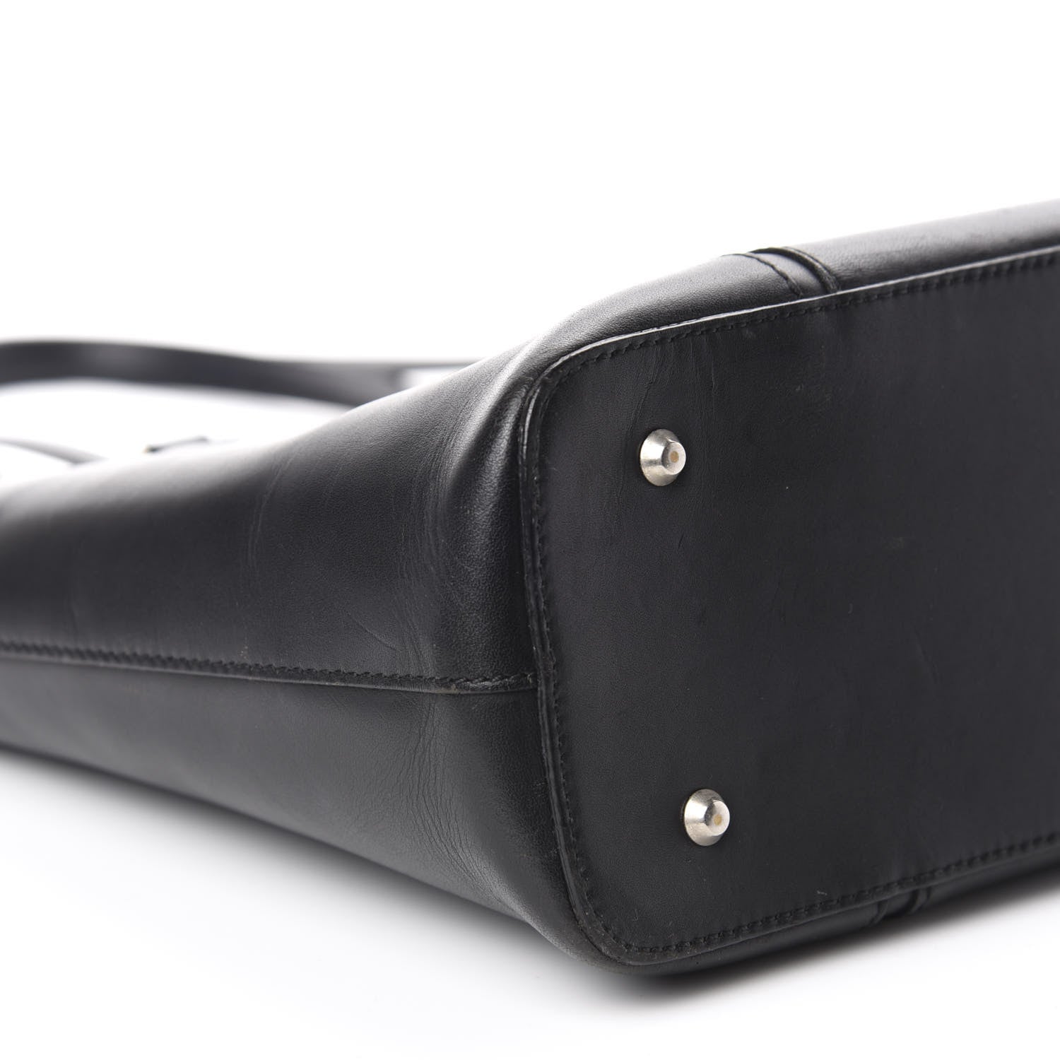 Burberry Calfskin Tote Black 6 of 12