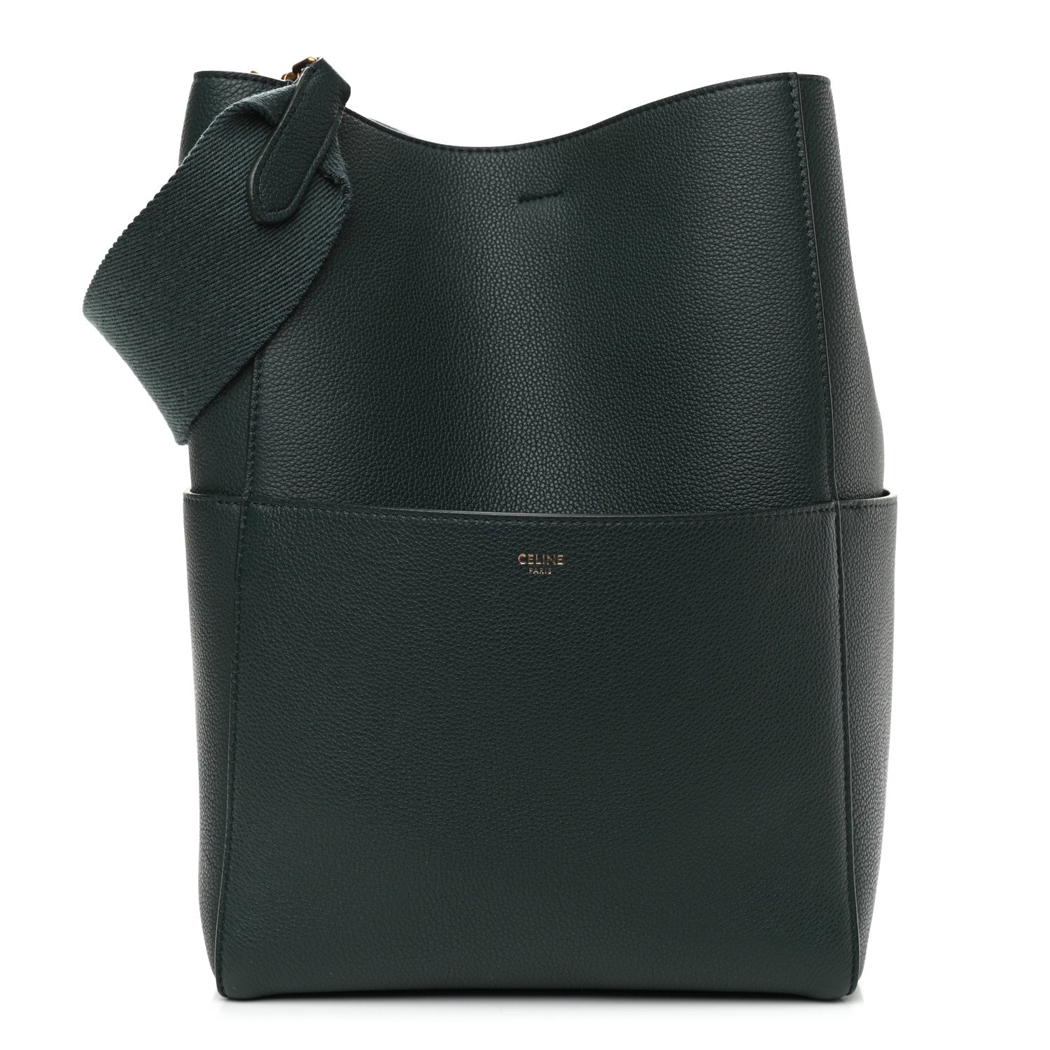 Celine Soft Grained Calfskin Sangle Bucket Bag Amazone 1 of 10