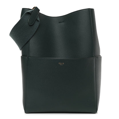 Celine Soft Grained Calfskin Sangle Bucket Bag Amazone 1 of 10