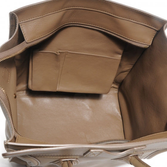 Celine Smooth Calfskin Mini Luggage Camel 5 of 9
