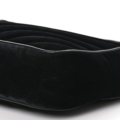 Saint Laurent Velvet Matelasse Monogram Lou Camera Bag Black 10 of 12