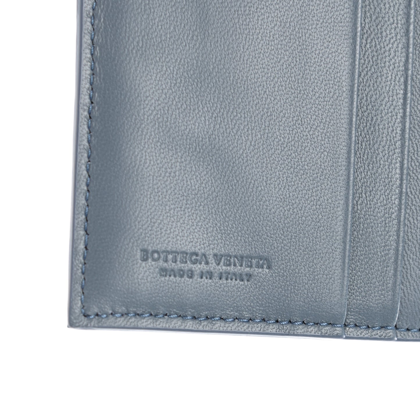 Nappa Intrecciato French Flap Wallet Krim