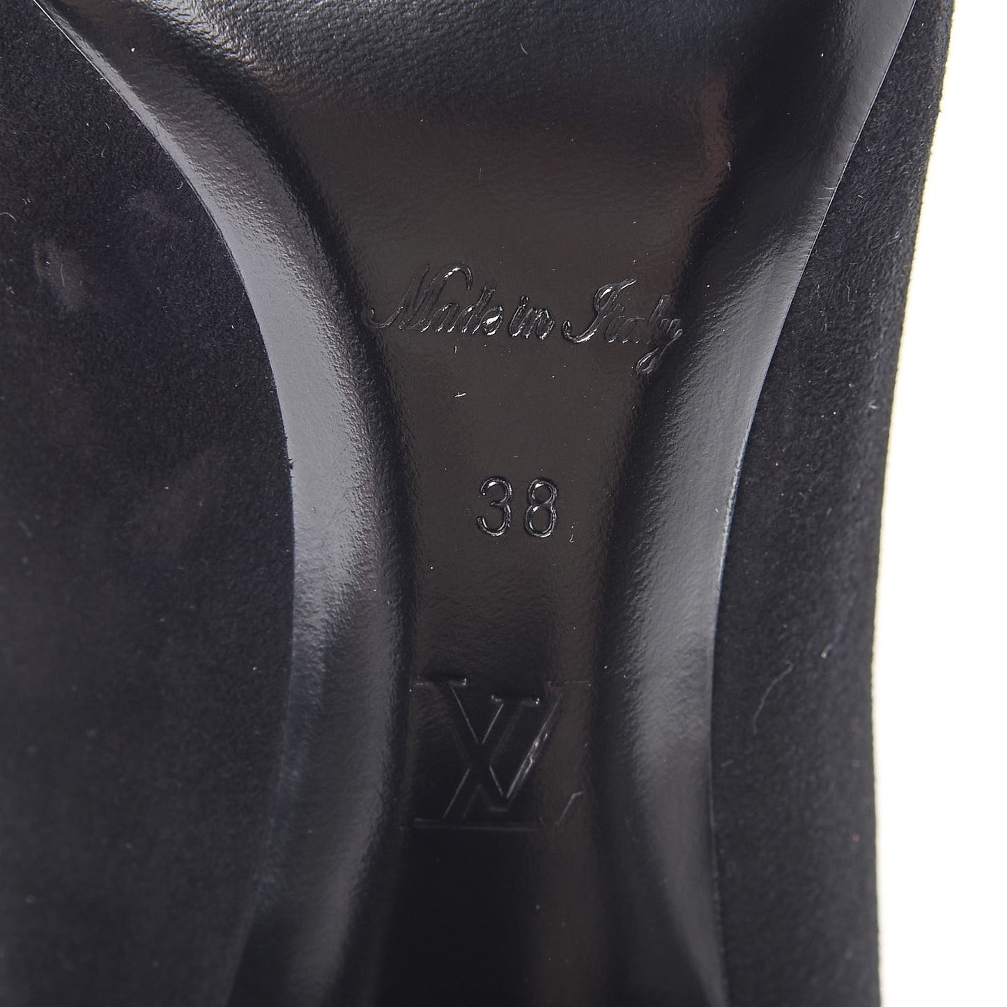 Suede Monogram Uniformes Cap Toe Chelsea 75mm Ankle Boots 38 Black