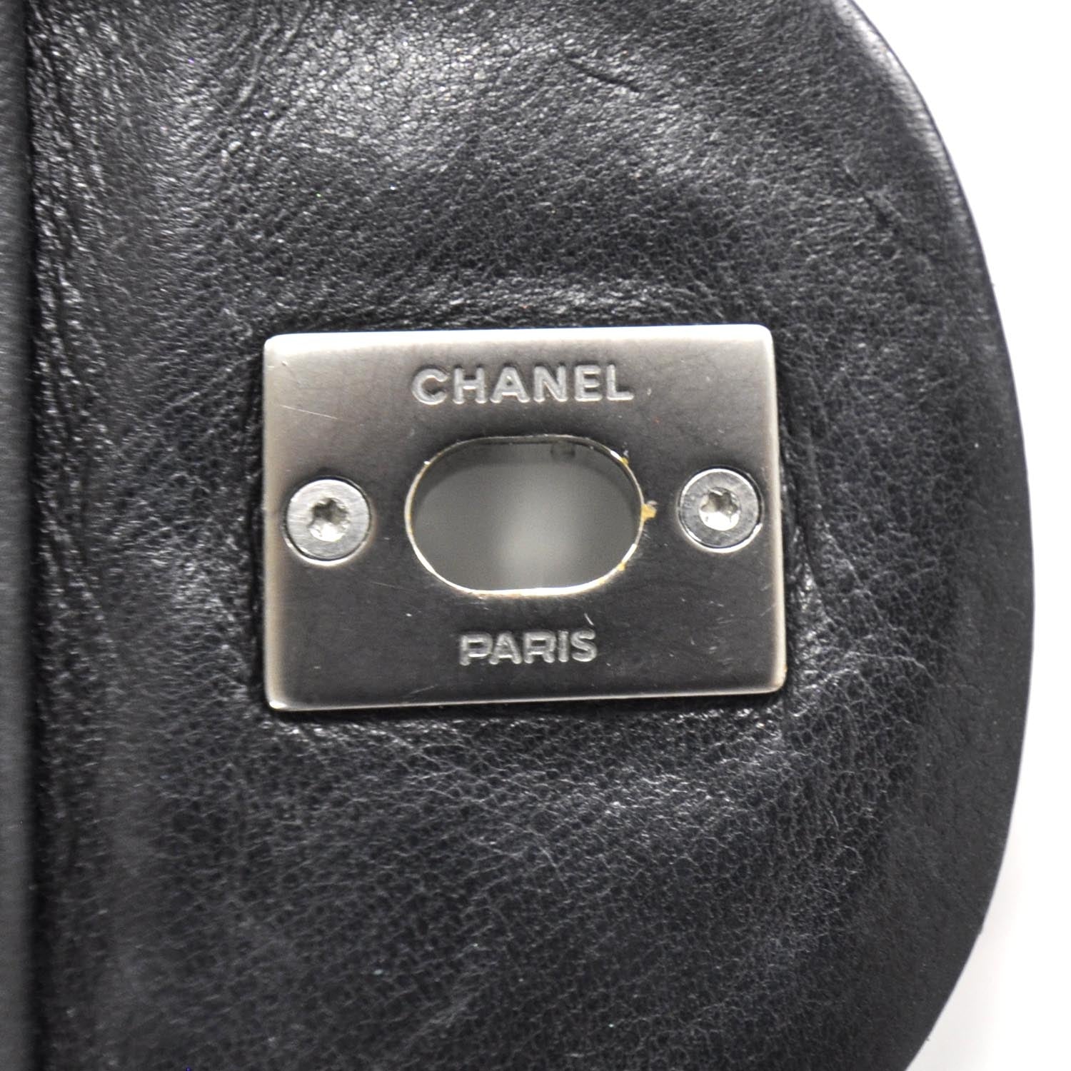 Chanel Lambskin Quilted Jumbo Flap Black SHW 8 of 8