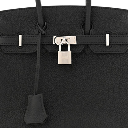 Hermes Togo Birkin 25 Black 8 of 11
