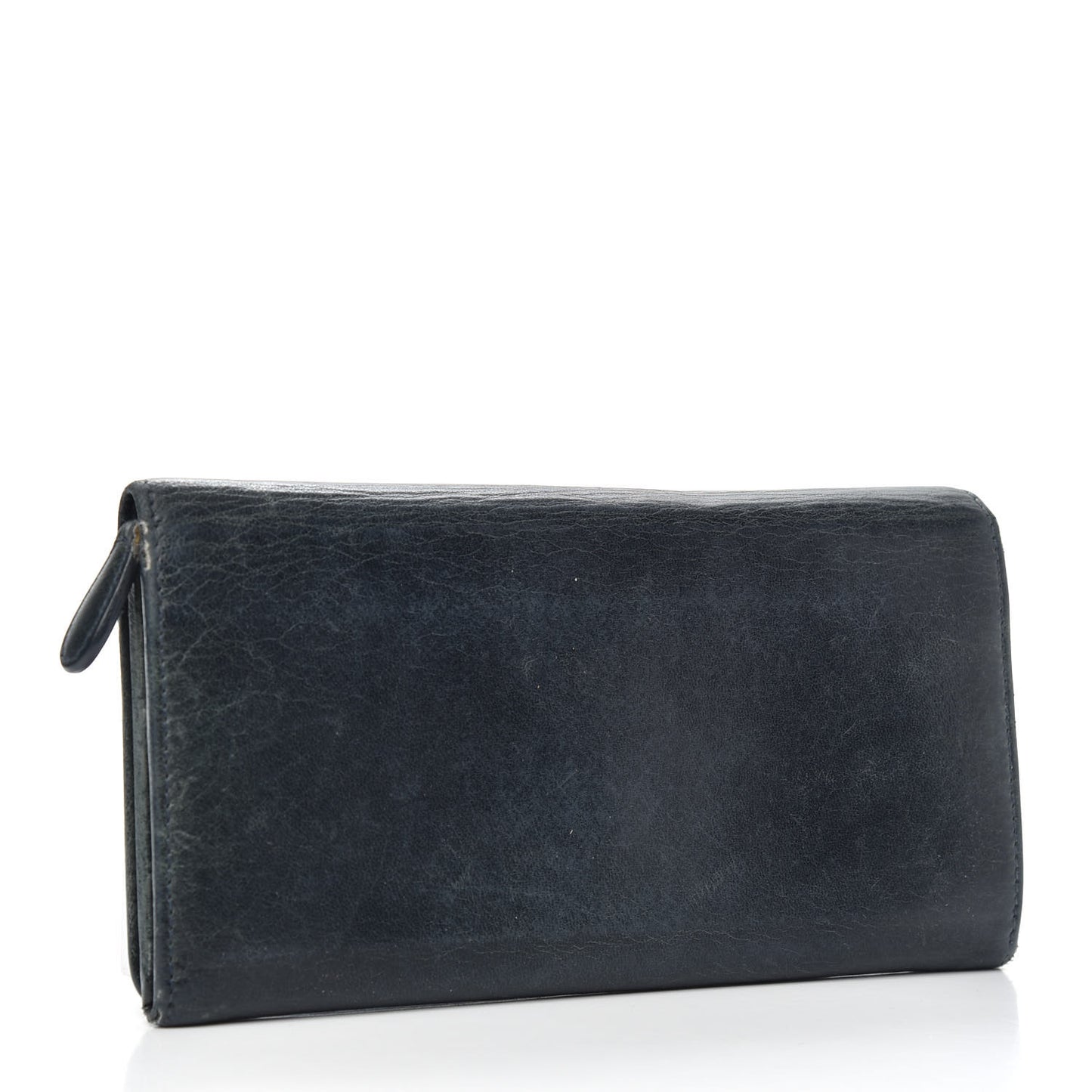 Agneau Giant Brogues Hardware Money Wallet Anthracite
