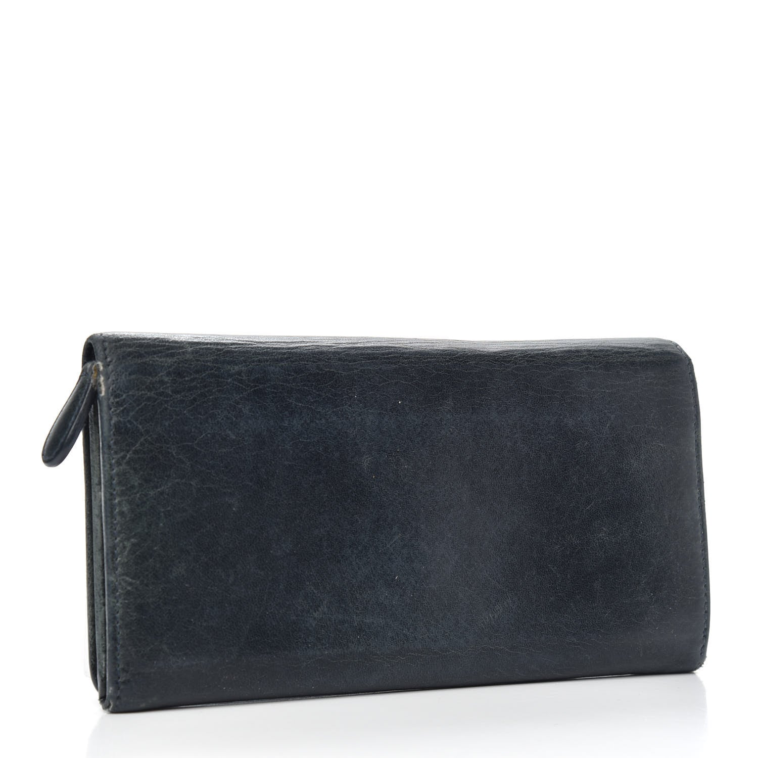 Balenciaga Agneau Giant Brogues Hardware Money Wallet Anthracite 3 of 6