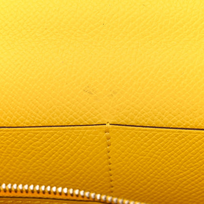 Hermes Epsom Kelly Wallet To Go Jaune De Naples 11 of 14