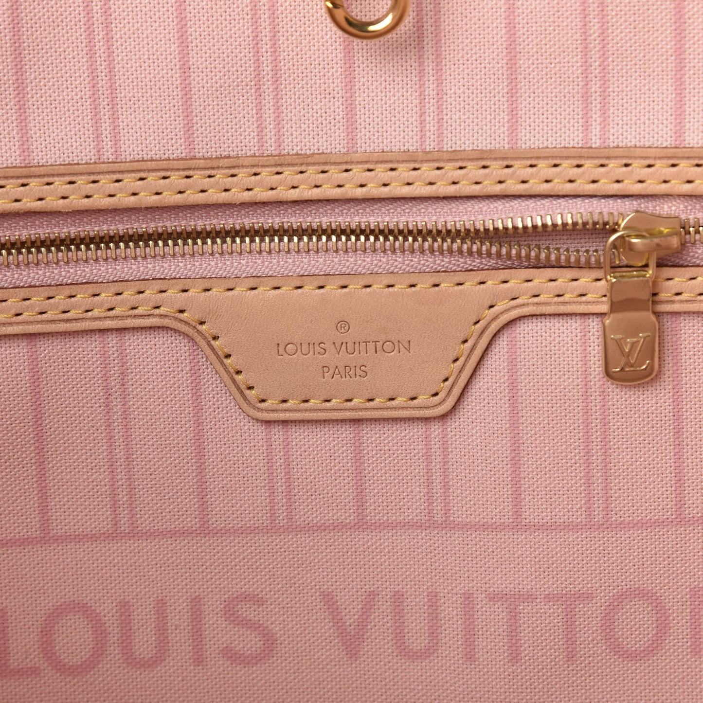 Damier Azur Neo Neverfull MM Rose Ballerine