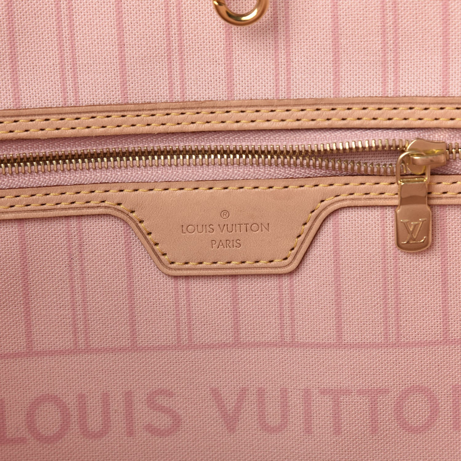 Louis Vuitton Damier Azur Neo Neverfull MM Rose Ballerine 6 of 14