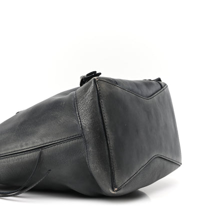 Balenciaga Used Calfskin Silver Hardware Small Neo Classic City Navy 9 of 10