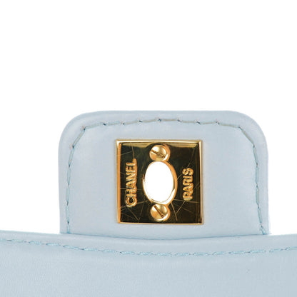 Chanel Lambskin Small Kelly Flap Bag Blue 7 of 8
