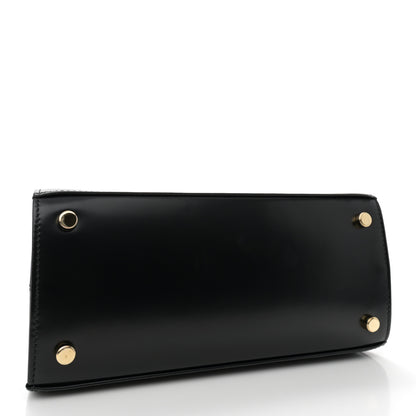 Salvatore Ferragamo Brushed Off Calfskin Medium Iconic Top Handle Black 4 of 12
