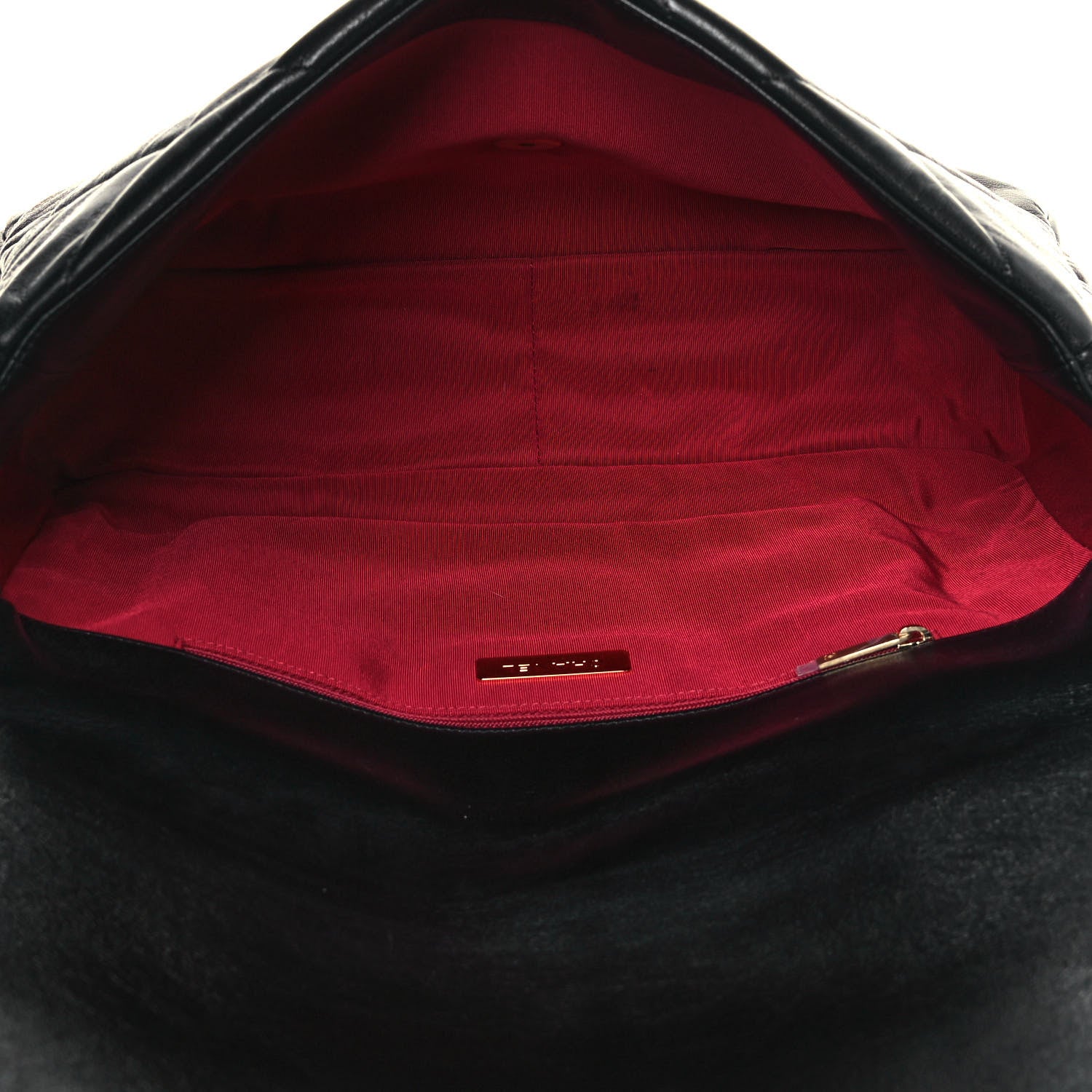 Chanel Goatskin Quilted Maxi Chanel 19 Flap Black 5 of 15