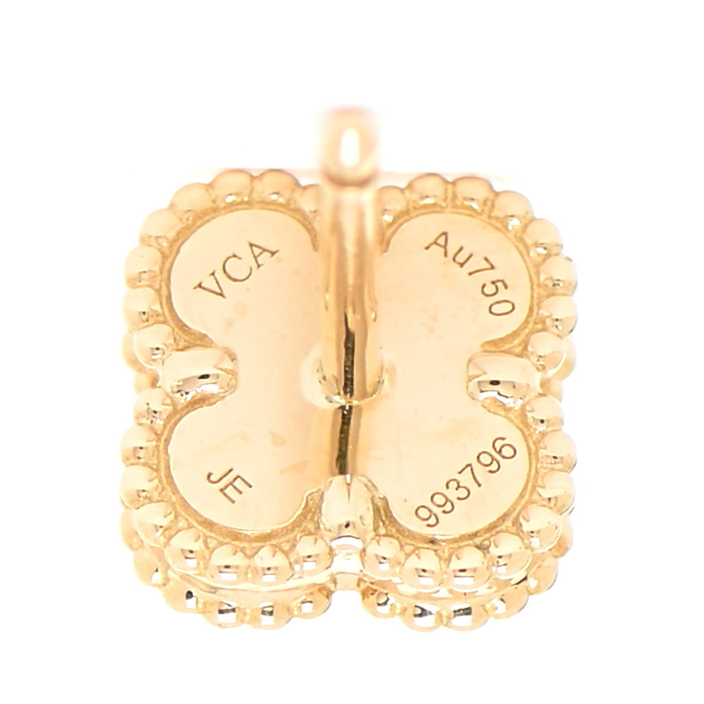 18K Yellow Gold Mother of Pearl Sweet Alhambra Earrings
