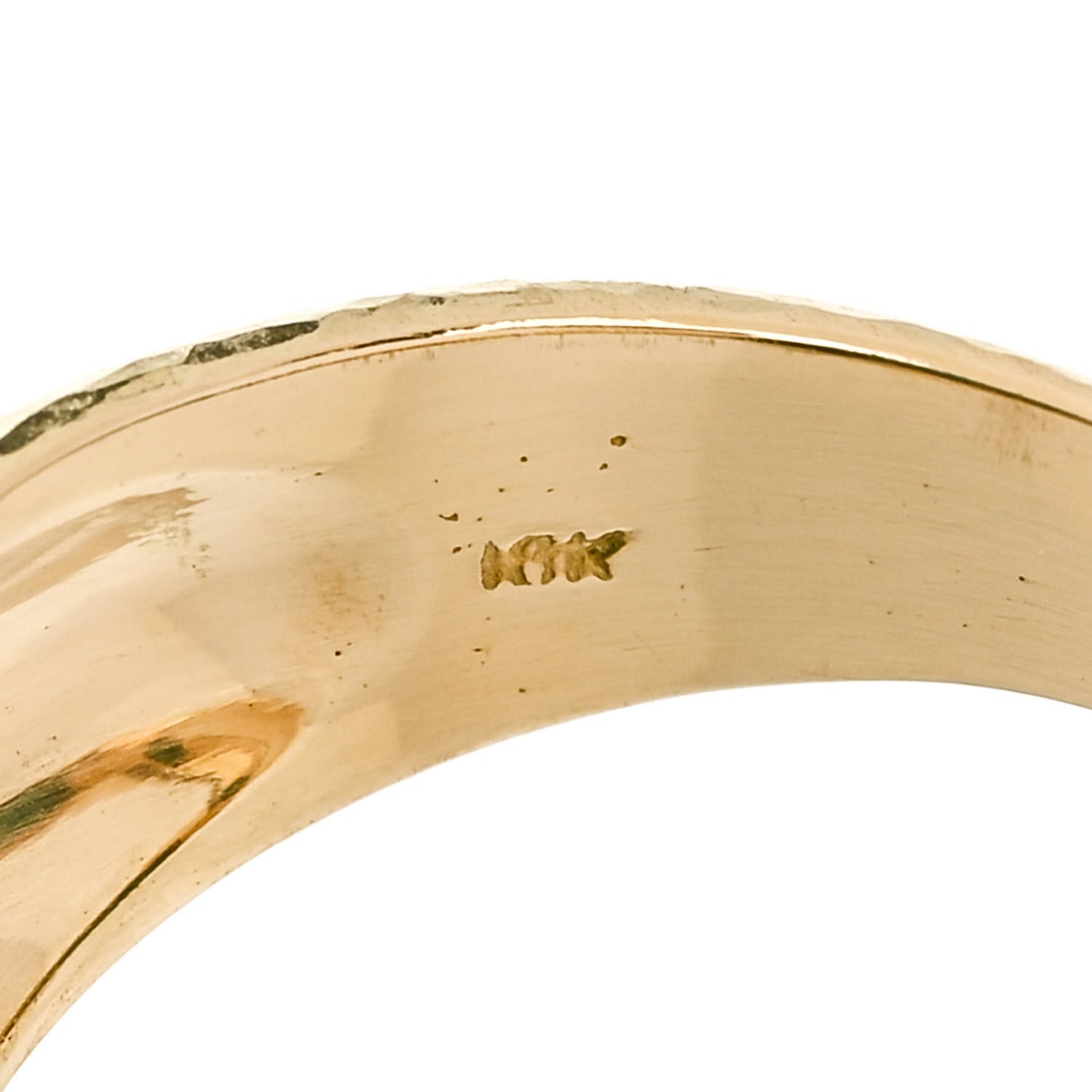 18K Yellow Gold Turquoise Ring 52 6