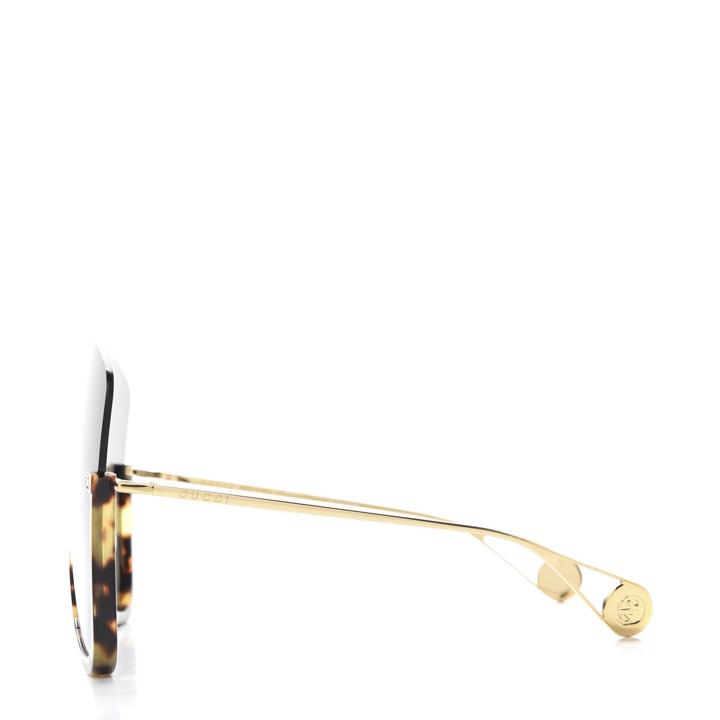 Acetate Oversized Aviator Sunglasses GG0540S Tortoise