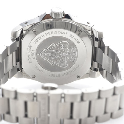 Gucci Stainless Steel 40mm Dive Quartz Watch White 5 of 5