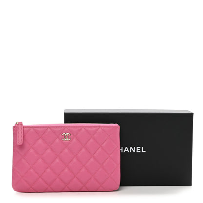 Chanel Caviar Quilted Cosmetic Case Pink 8 of 8