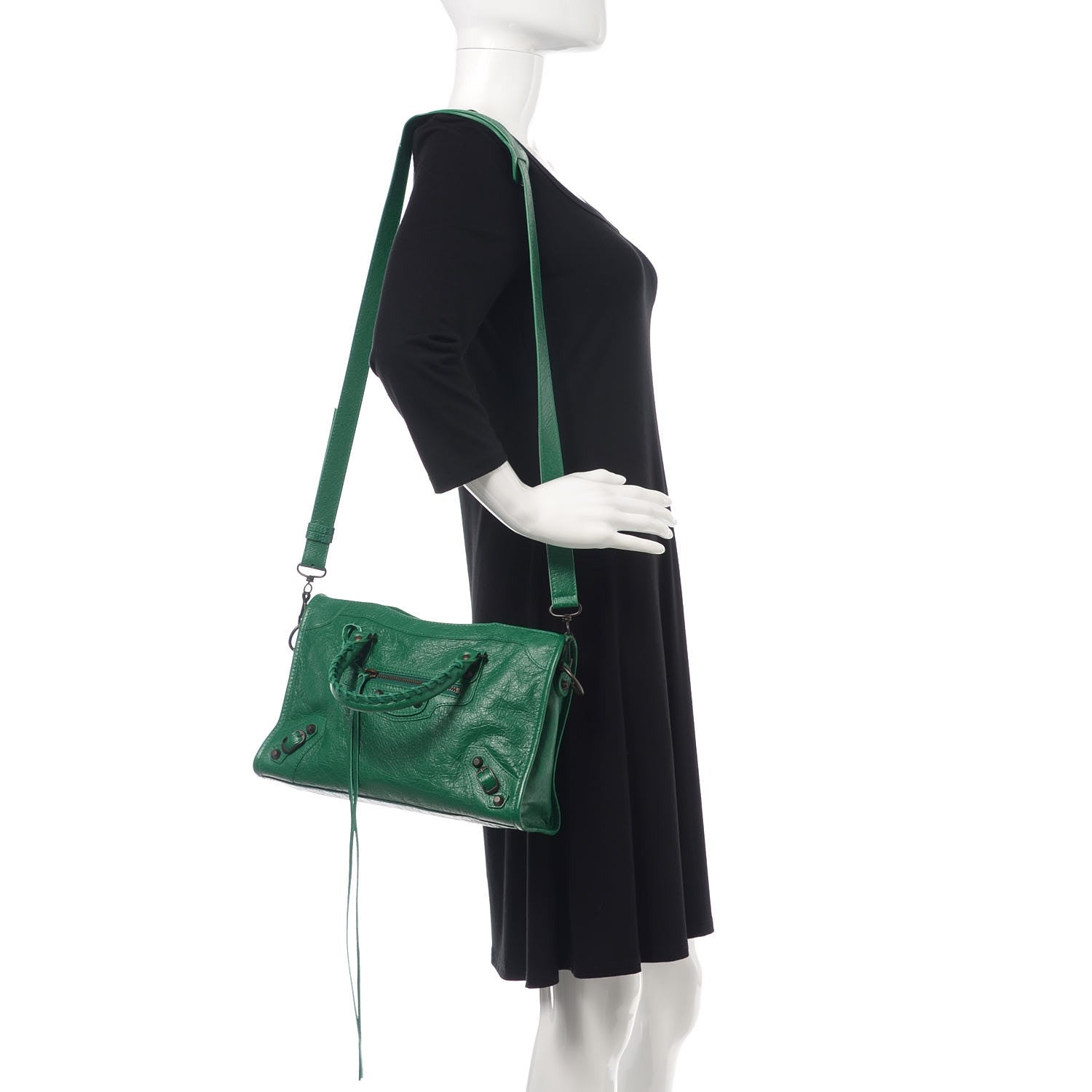 Balenciaga Agneau Classic Hardware S City Vert Perroquet 2 of 10