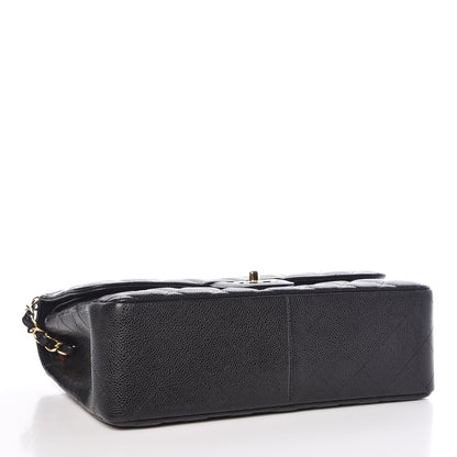 Chanel Caviar Quilted Jumbo Double Flap Black 4 of 18