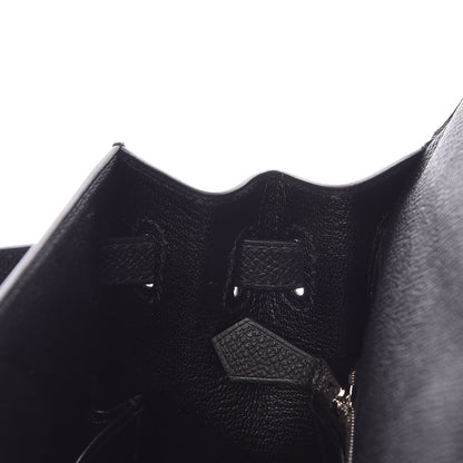 Hermes Epsom Kelly Sellier 25 Black 20 of 38