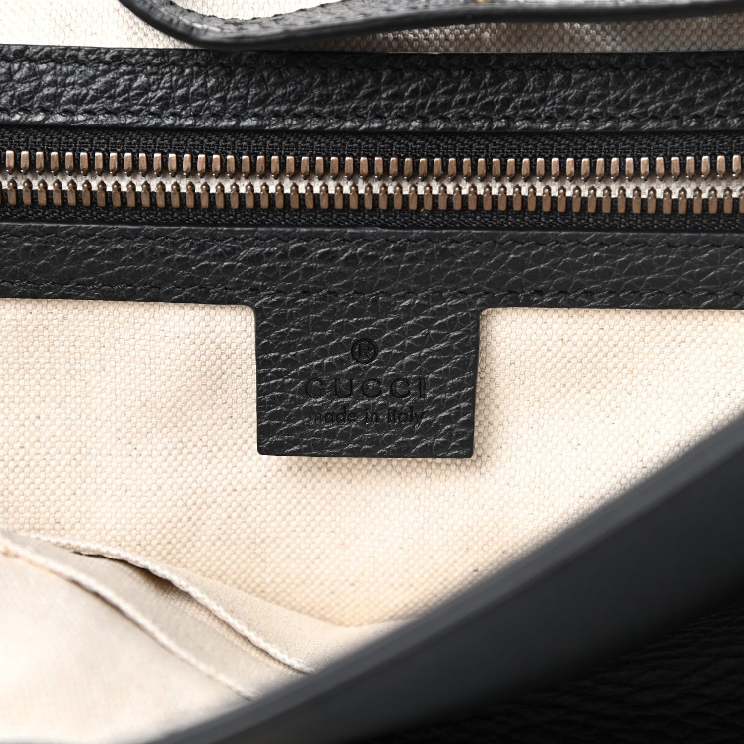 Gucci Calfskin GG Marmont Messenger Bag Black 6 of 11