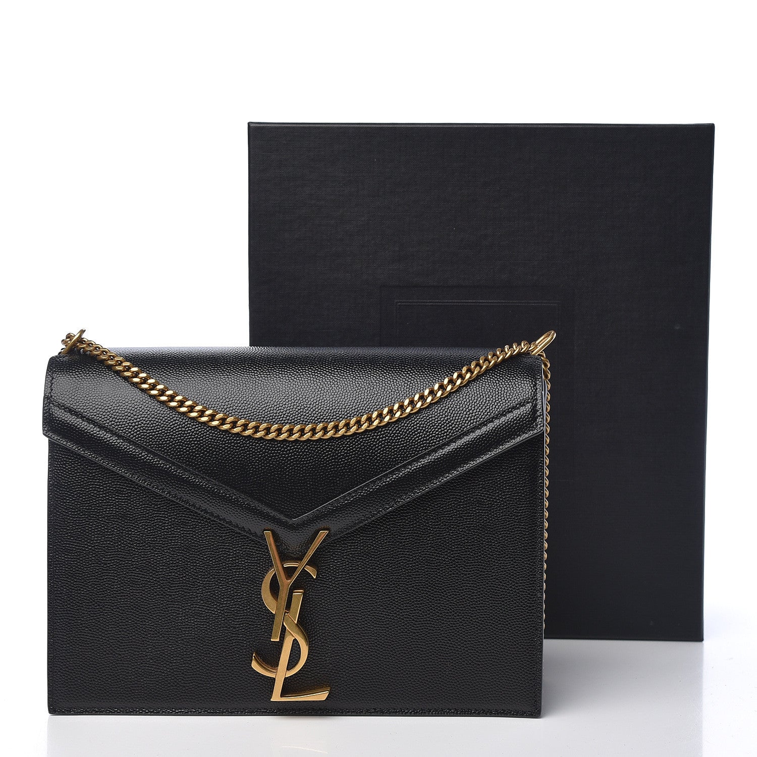 Saint Laurent Grain De Poudre Monogram Marceau Crossbody Bag Black 10 of 10