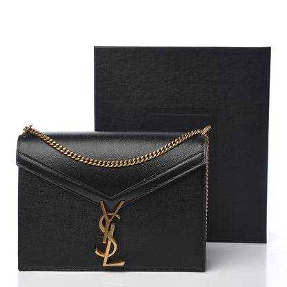 Saint Laurent Grain De Poudre Monogram Marceau Crossbody Bag Black 10 of 10