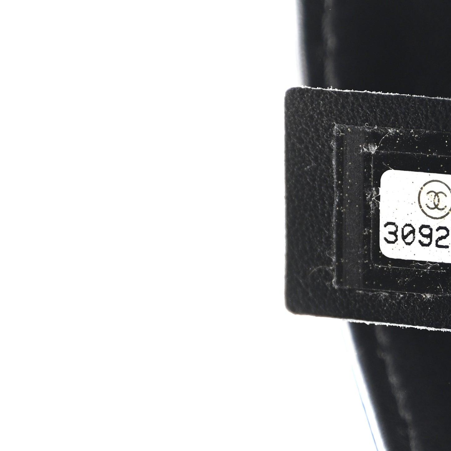 Calfskin Quilted CC Uniform Flap Belt Bag Black