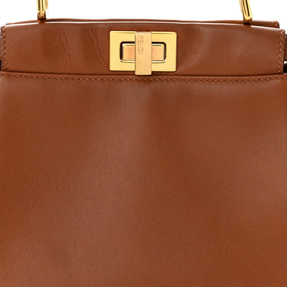 Fendi Nappa Mini Peekaboo Iconic Satchel Corteccia 9 of 15