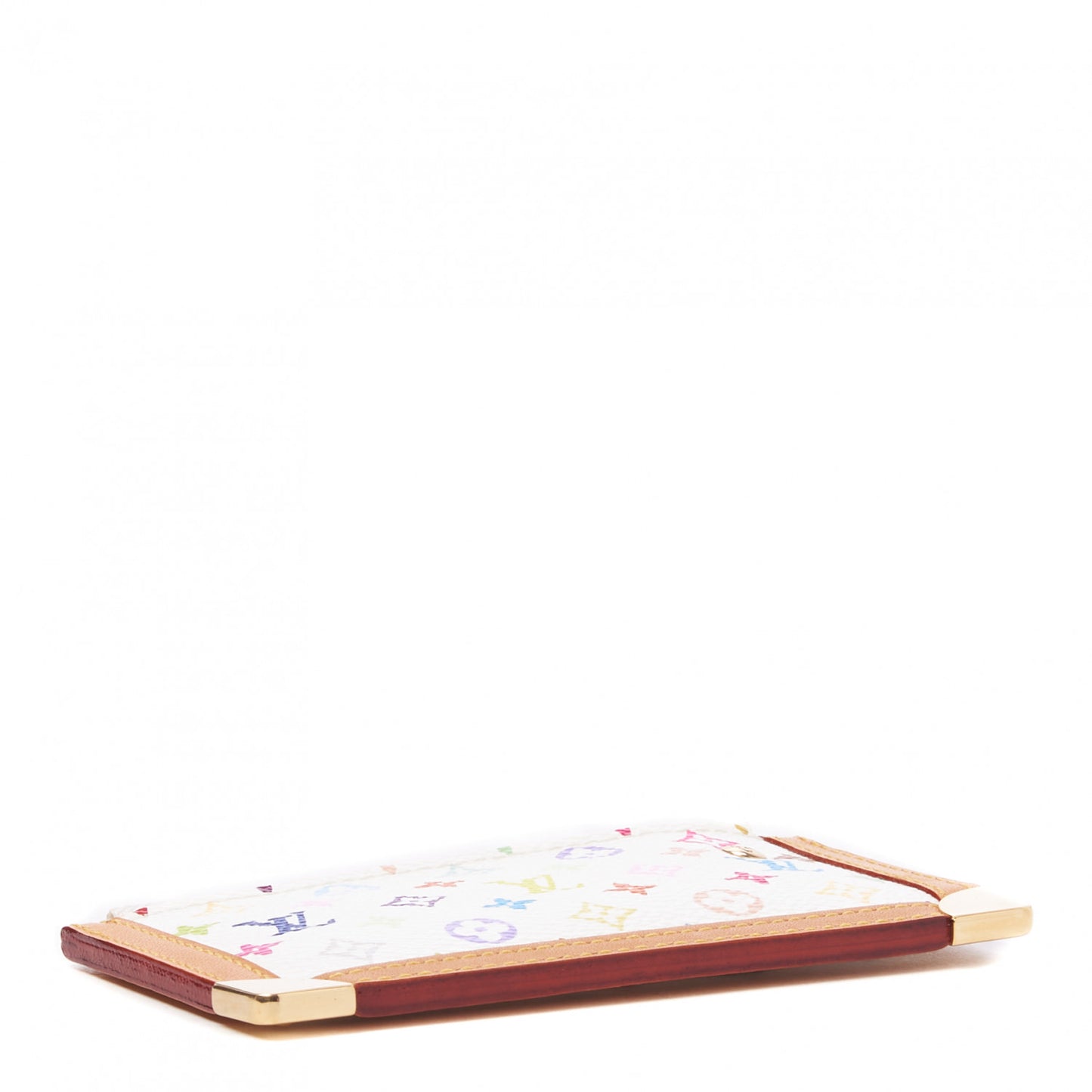 Monogram Multicolor Key Pouch White