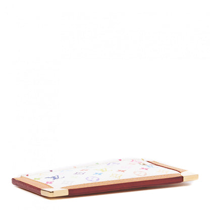 Louis Vuitton Monogram Multicolor Key Pouch White 3 of 7