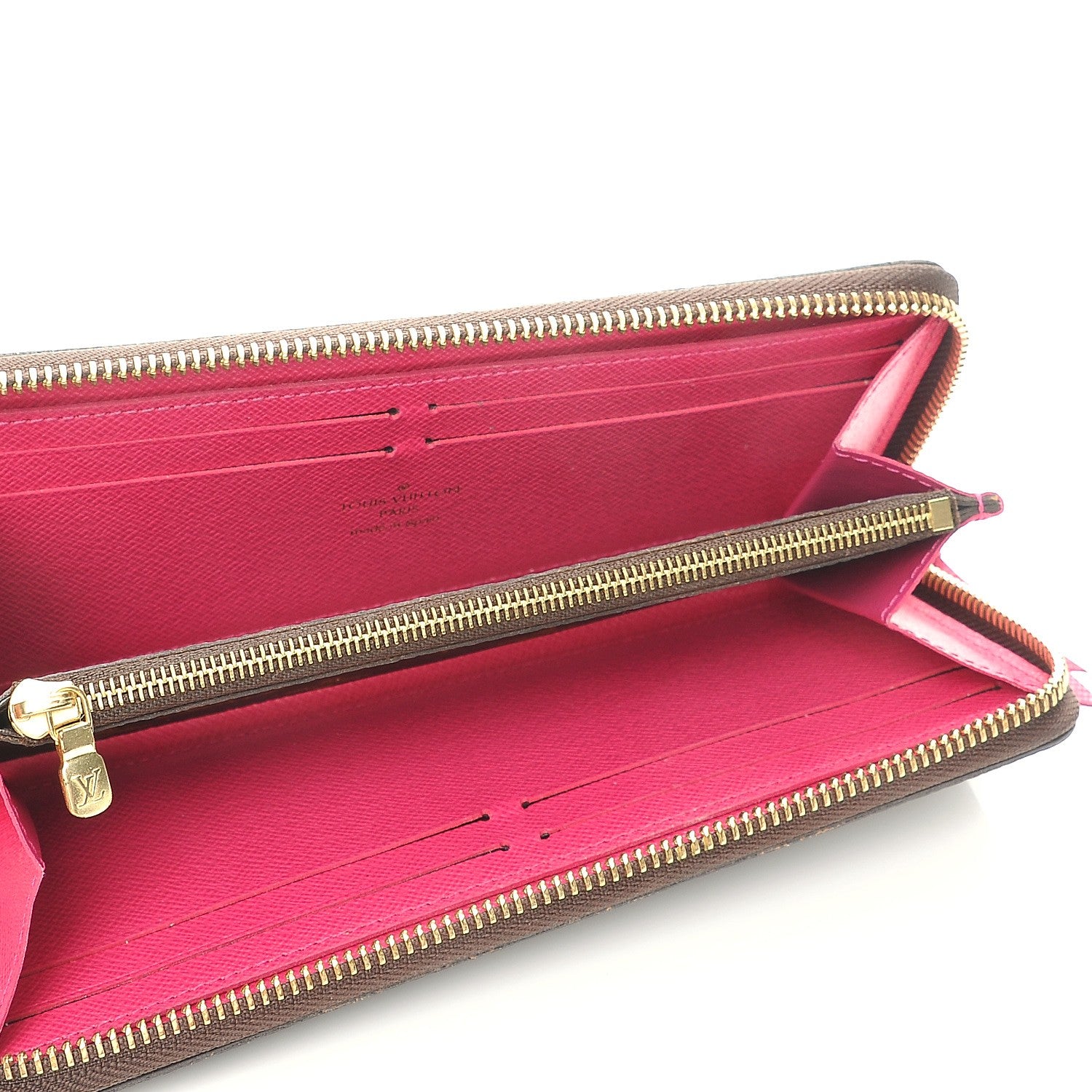 Louis Vuitton Monogram Clemence Wallet Hot Pink 5 of 8