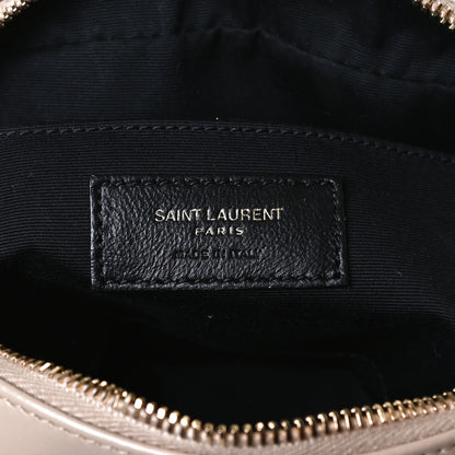 Saint Laurent Calfskin Matelasse Monogram Lou Camera Bag Nude Powder 6 of 10
