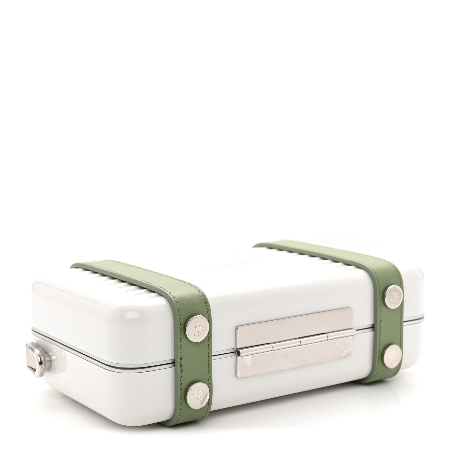 Rimowa Gloss Polycarbonate Personal Cross-Body Bag White Green White Green 4 of 9