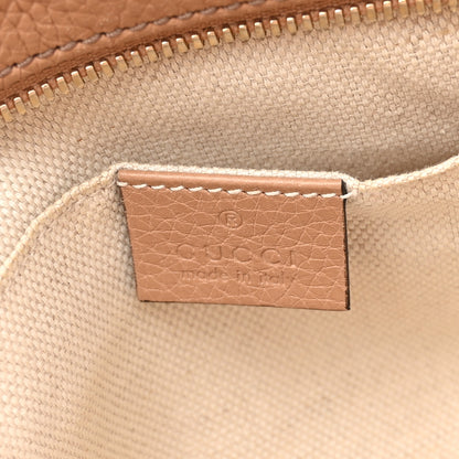 Gucci Pebbled Calfskin Small Soho Disco Bag Camelia 6 of 14