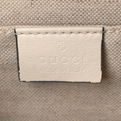Gucci Calfskin Bamboo Web Medium Dionysus Top Handle Bag White Blue Hibiscus Red 6 of 11
