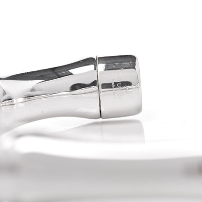 Gucci Sterling Silver Bamboo Cuff Bracelet 17 5 of 6