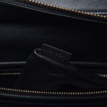 Celine Bullhide Calfskin Suede Mini Tri-Color Luggage Dark Ruby 7 of 13