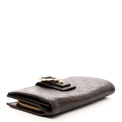 Gucci Guccissima Abbey Continental Wallet Chocolate 4 of 9