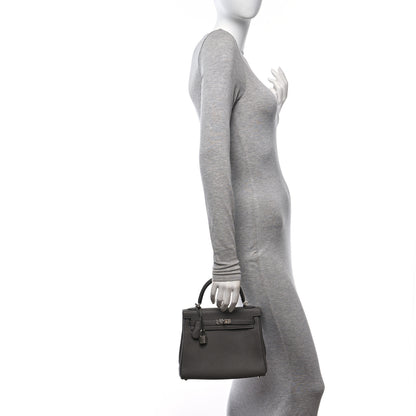 Hermes Togo Kelly Retourne 25 Etain 2 of 11