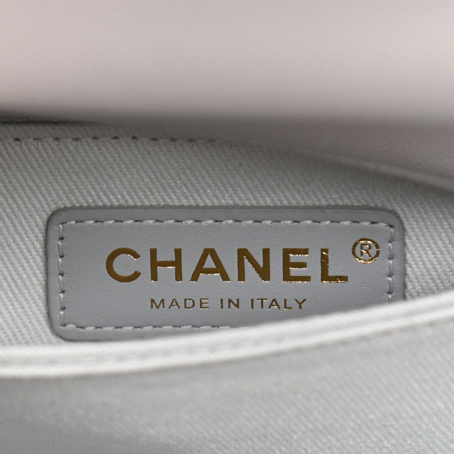 Chanel Caviar Quilted Mini Coco Handle Flap Light Grey 10 of 21