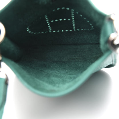 Hermes Taurillon Clemence Evelyne TPM Vert Verone 5 of 12