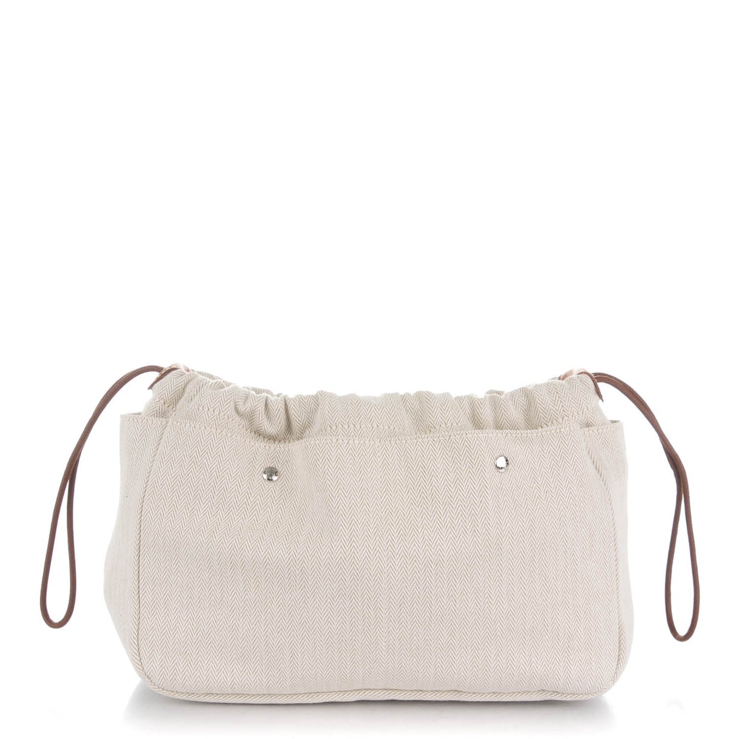 Canvas Barenia Fourbi 25 MM Pouch Naturel Fauve