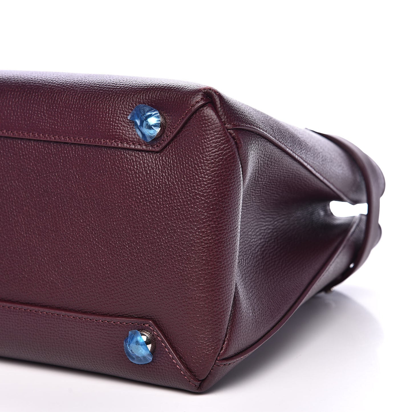 Derby Calfskin House Check Medium Banner Tote Burgundy
