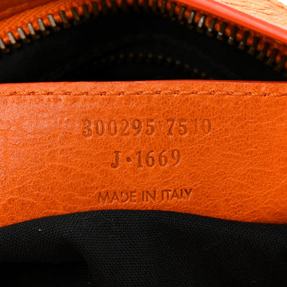 Balenciaga Agneau Classic Hardware Mini City Tangerine 7 of 14